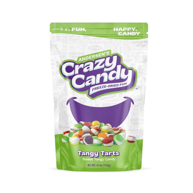 Crazy Candy Freeze Dried Tangy Tarts 4.1oz (12 ct Case)